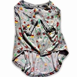 Holiday Time Dog Clothes Pet Christmas Sweater Pajamas Outfit Size XL